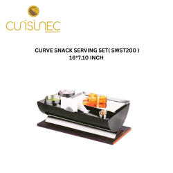 CURVE SNACK SERVING SET (SWST200) 16*7.10 INCH