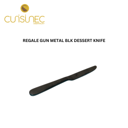 REGALE GUN METAL BLK DESSERT KNIFE