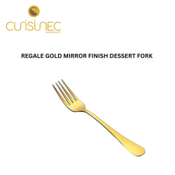 REGALE GOLD MIRROR FINISH DESSERT FORK