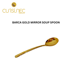 BARCA GOLD MIRROR SOUP SPOON