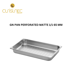 GN PAN PERFORATED MATTE 1/1 65 MM