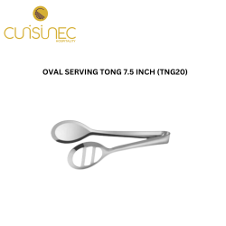 OVAL SERVING TONG 7.5 INCH