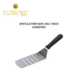 SPATULA PERFORATED W/PL HDL 7 INCH