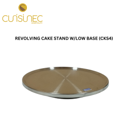 REVOLVING CAKE STAND W/LOW BASE