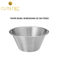 TAPER BOWL W/BEADING 32 CM (TB32)