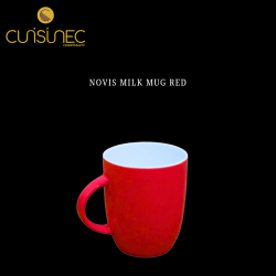 NOVIS MILK MUG RED