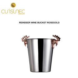 REINDEER WINE BUCKET ROSE GOLD