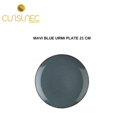 MAVI BLUE URMI PLATE 21 CM