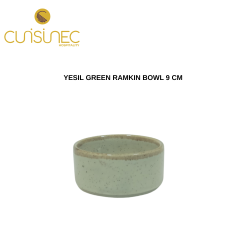 YESIL GREEN RAMKIN BOWL 9 CM