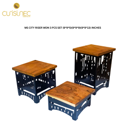 MS CITY RISER WOODEN 3 PCS SET