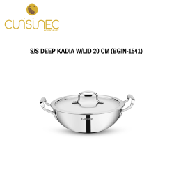 BGIN-1541S/S DEEP KADIA W/LID 20 CM