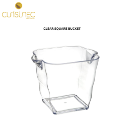 CLEAR SQUARE BUCKET