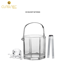 ICE BUCKET W/TONGS