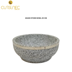 ASIAN STONE BOWL 20 CM