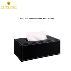 PULL OUT NAPKIN BOX BLK