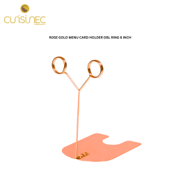 RG MENU CARD HOLDER DBL RING 6 INCH