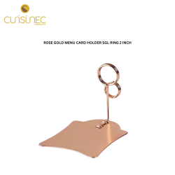 RG MENU CARD HOLDER SGL RING 2 INCH