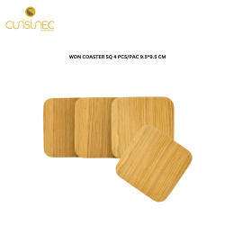 WDN COASTER SQ 4PCS/PAC 9.5*9.5 CM