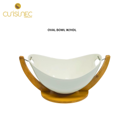 OVAL BOWL W/HDL