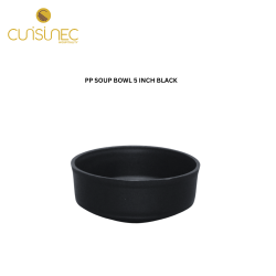 PP SOUP BOWL 5 INCH BLACK
