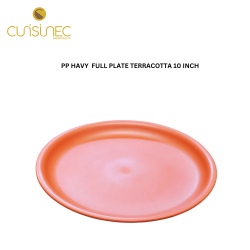 PP HEAVY FULL PLATE TERRACOTTA