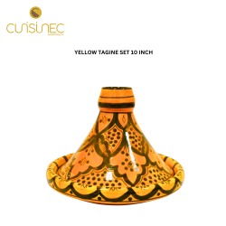 YELLOW TAGINE SET 10 INCH