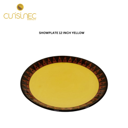 SHOWPLATE 12 INCH YELLOW