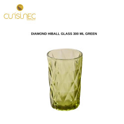 DIAMOND HIBALL GLASS 300 ML GRN
