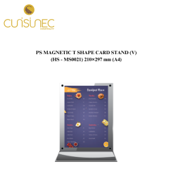 PS MAGNETIC T SHAPE CARD STAND( V) HS-MS0021