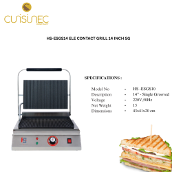 HS-ESGS14 ELE CONTACT GRILL 14 INCH SG