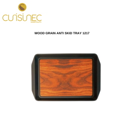 WOOD GRAIN ANTI SKID TRAY 1217