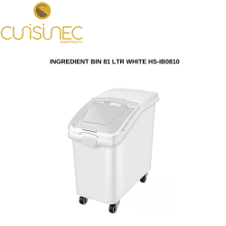INGREDIENT BIN 81 LTR WHITE HS-IB0810