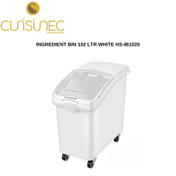 INGREDIENT BIN 102 LTR WHITE HS-IB1020