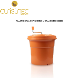 PLASTIC SALAD SPINNER 25L ORANGE HS-SS0250