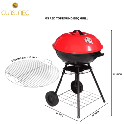 MS RED TOP ROUND BBQ GRILL