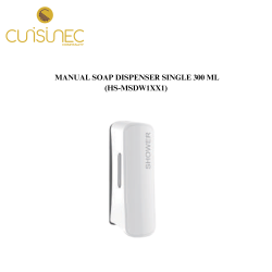MANUAL SOAP DISPENSER SINGLE HS-MSDW1XX1