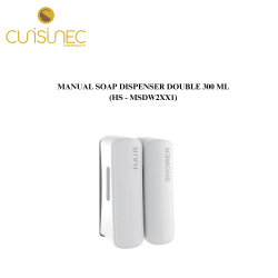 MANUAL SOAP DISPENSER DOUBLE HS-MSDW2XX1