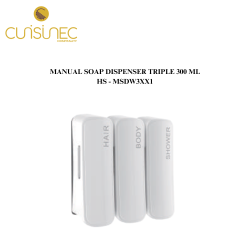 MANUAL SOAP DISPENSER TRIPLE HS-MSDW3XX1