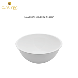 SALAD BOWL 10 INCH  WHT SB8457