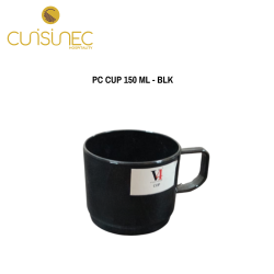 PC CUP 150 ML - BLK