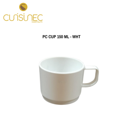 PC CUP 150 ML - WHT