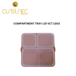 PC 3 COMPARTMENT TRAY LID VCT 1003