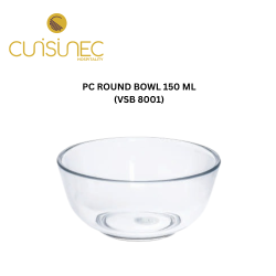 PC ROUND BOWL 150 ML FROSTED