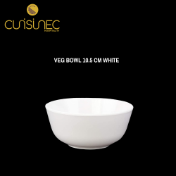 VEG BOWL 10.5 CM WHITE