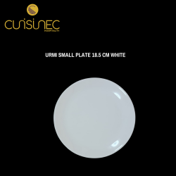 URMI SMALL PLATE 18.5 CM WHITE