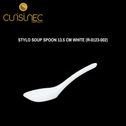 STYLO SOUP SPOON 13.5 CM WHITE