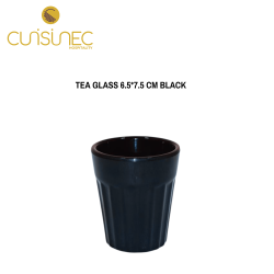 TEA GLASS 6.5*7.5 CM BLACK