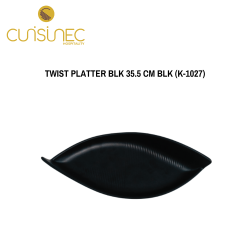 TWIST PLATTER BLK 35.5 CM BLK