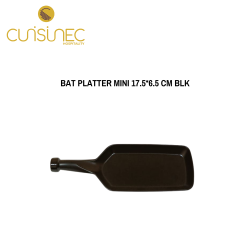 BAT PLATTER MINI 17.5*6.5 CM BLK