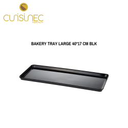 BAKERY TRAY LARGE 40*17 CM BLK